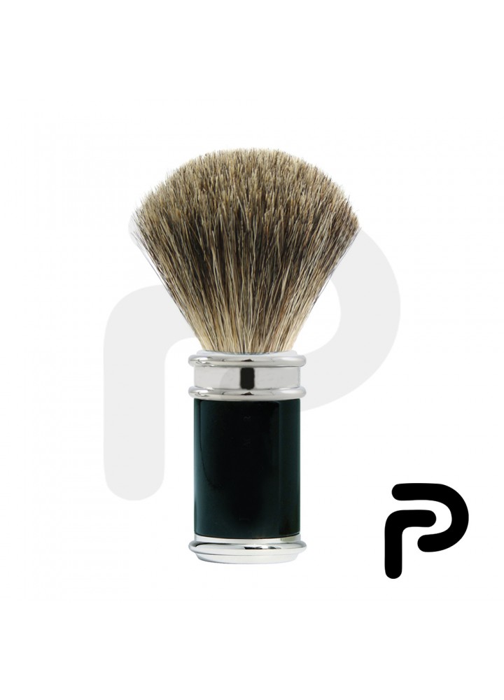 Traditional Quality  Black & Chrome Shaving Brush